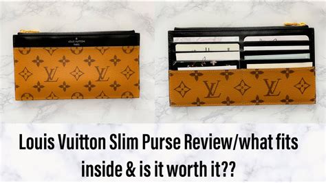 louis vuitton slim purse review.